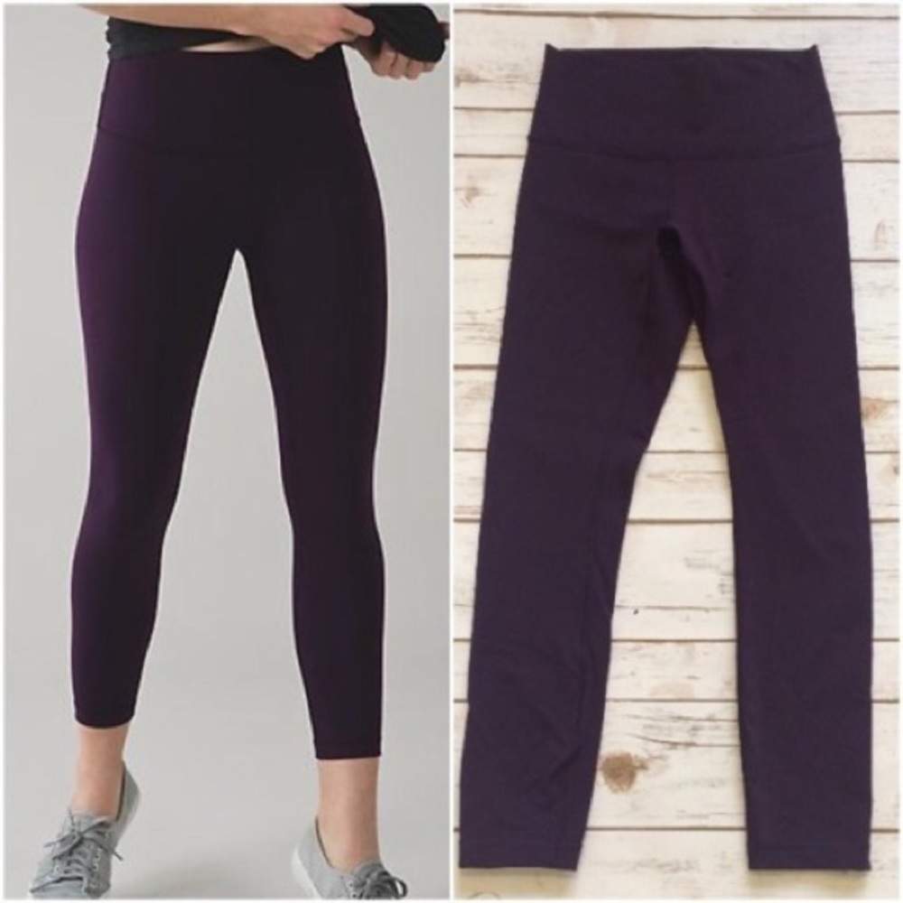 Lululemon Purple High Times 7/8